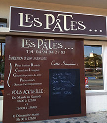 Les Pâtes ... magasin de fabrication de pâtes journalières à la Seyne sur Mer